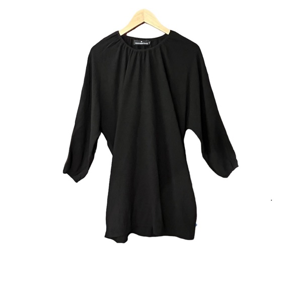 Pomander Place Tuckernuck Black Flowy Classic Eliza Shift Dress Extra Small XS - Picture 2 of 3